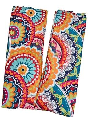 Levtex Home Serendipity  Lined Drape Panels Rod Pocket Mandala Boho 55x84 PAIR